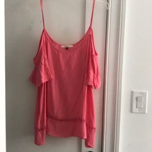 Miami off the shoulder pink blouse!